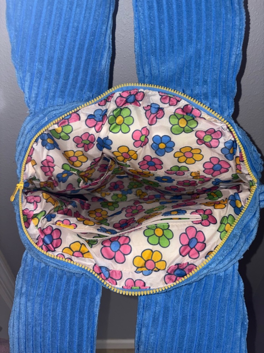 miffy Blue Corduroy Bunny Shoulder Bag - Picture 3 of 3